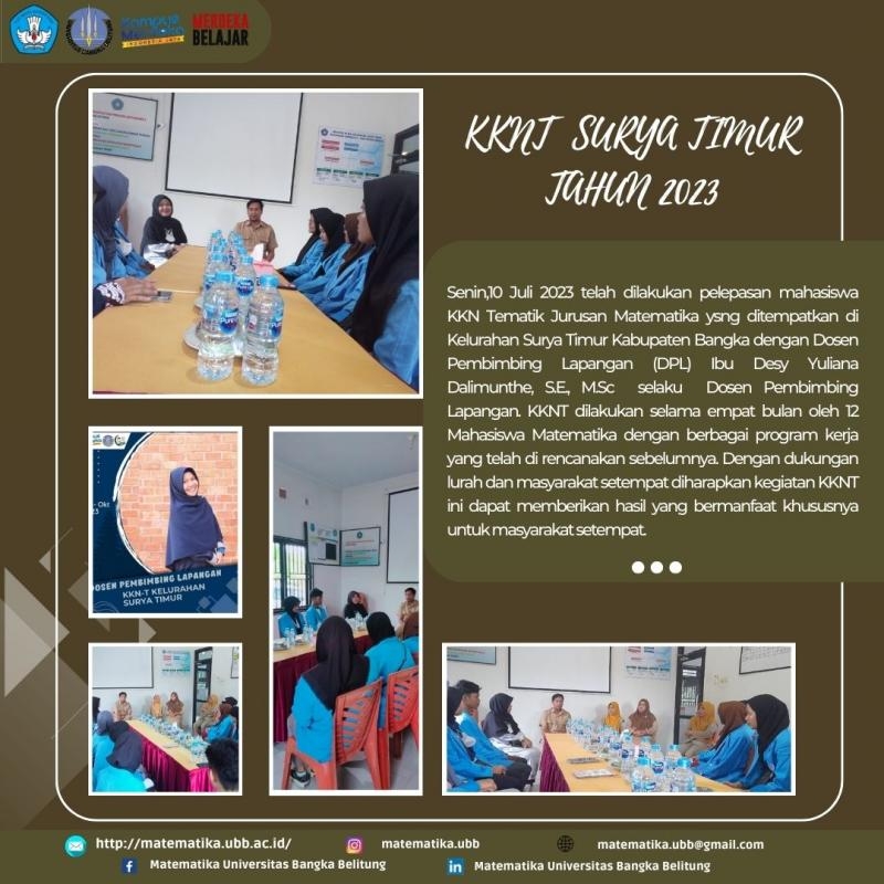 KKN SURYA TIMUR BANGKA TAHUN 2023